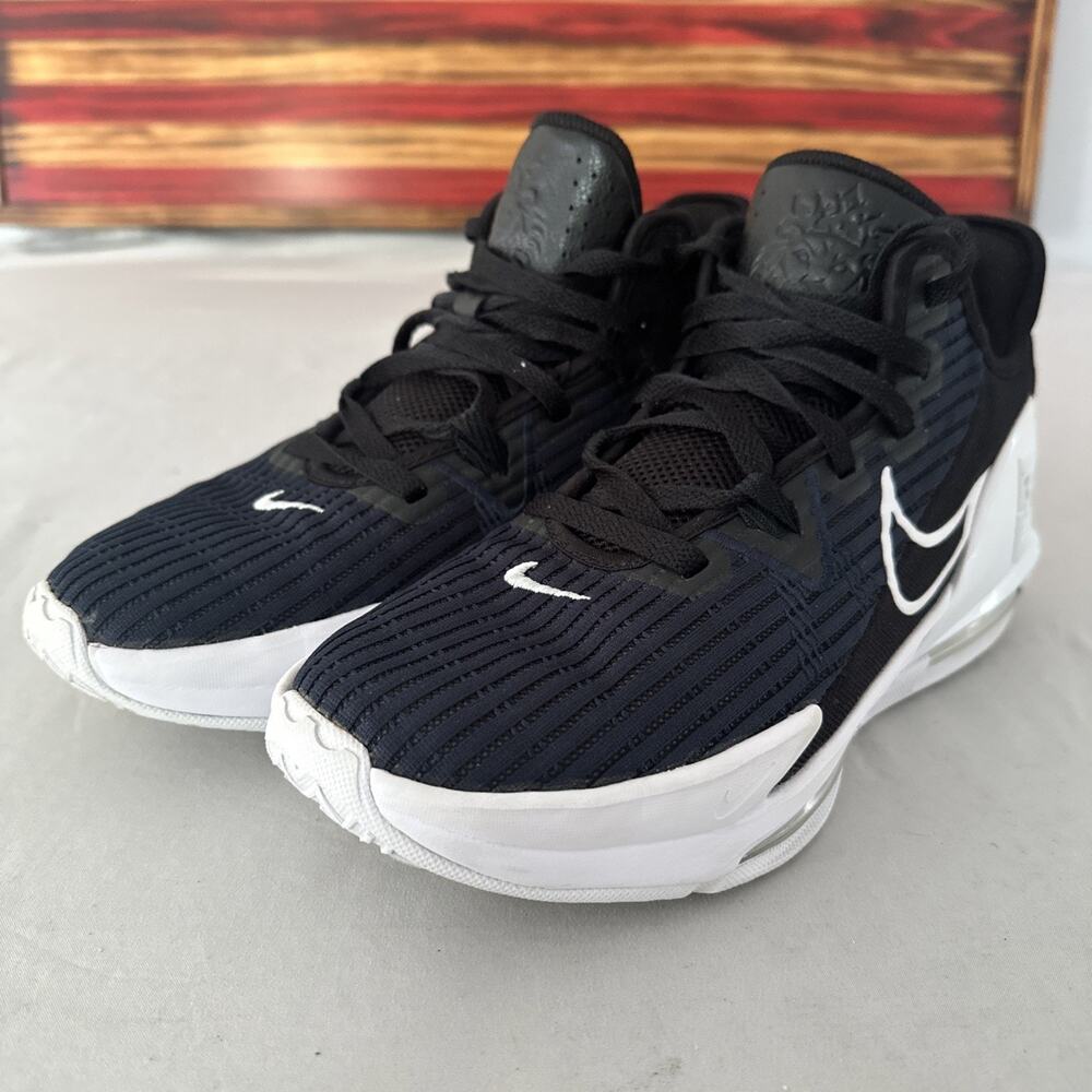 Nike Lebron James Witness 6 VI Athletic Black Basketball Sneakers Shoes Mens 9
